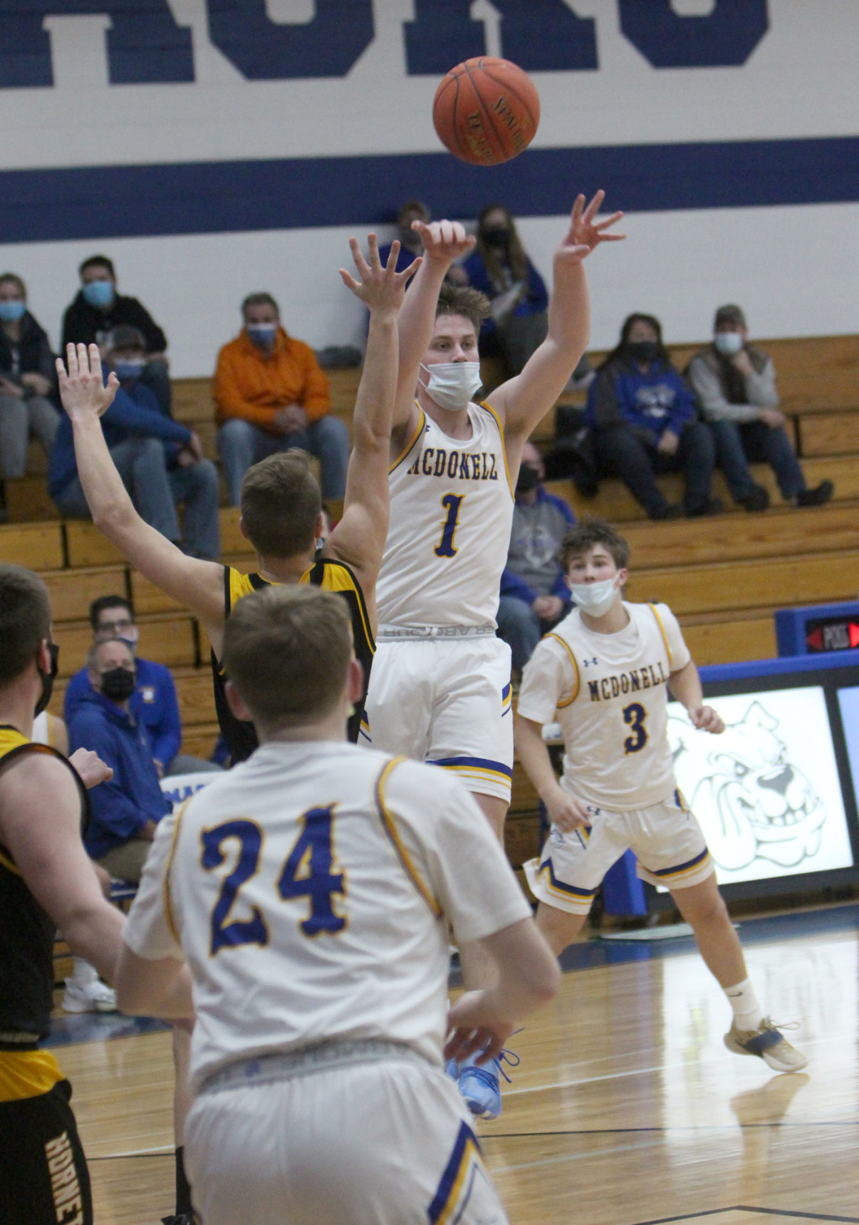 Cadott at McDonell boys basketball 1-18-21